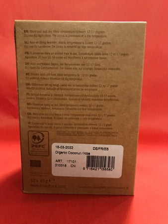 Lovechock Riegel: Daring bitter chocolate with coconut and cocoa chips