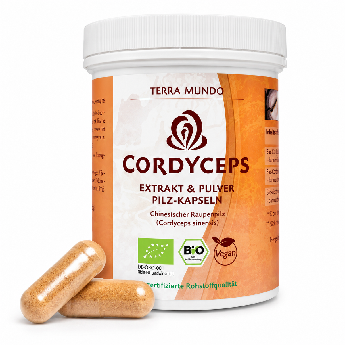 Bio Cordyceps – Hochwertiger Vitalpilz mit natürlichem Vitamin C