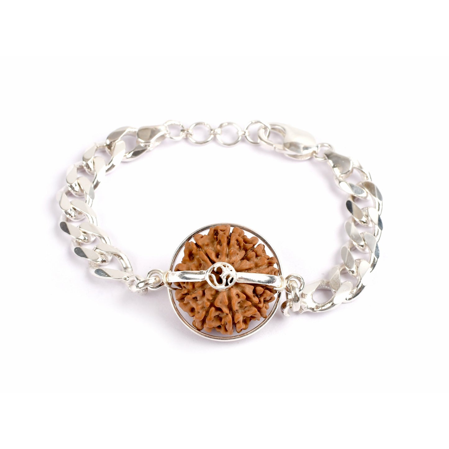 10-Augen-Rudraksha-Nepal-silver_bracelet_with_chain