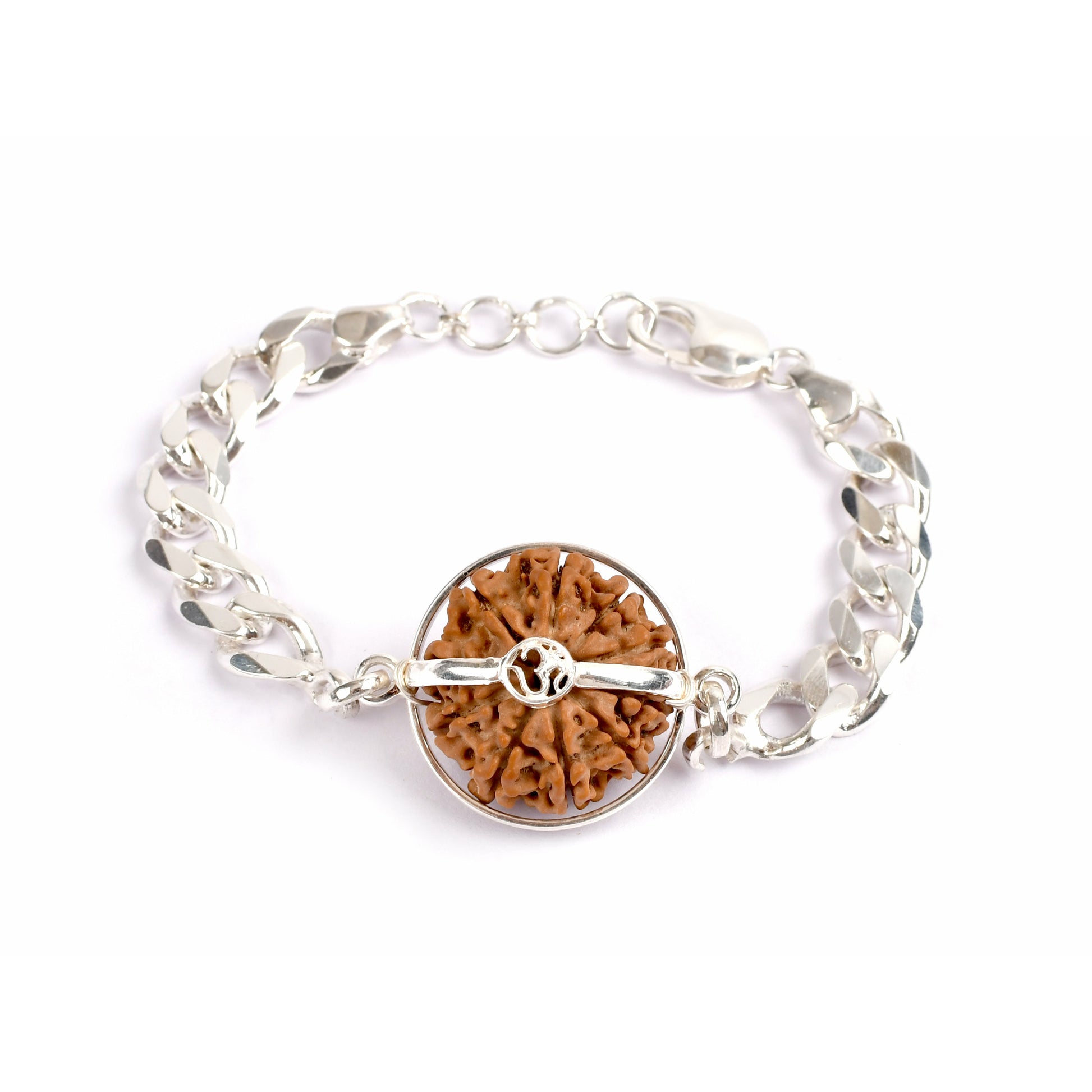 10-Augen-Rudraksha-Nepal-silver_bracelet_with_chain