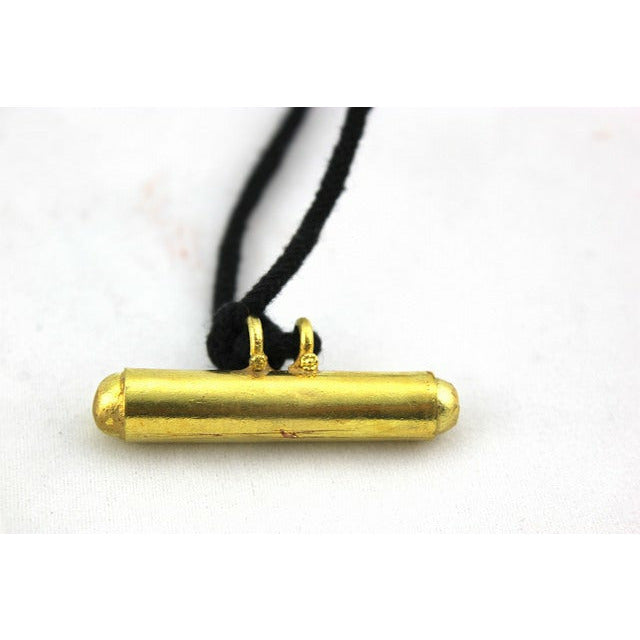 Auto-Yantra in brass box on the black band