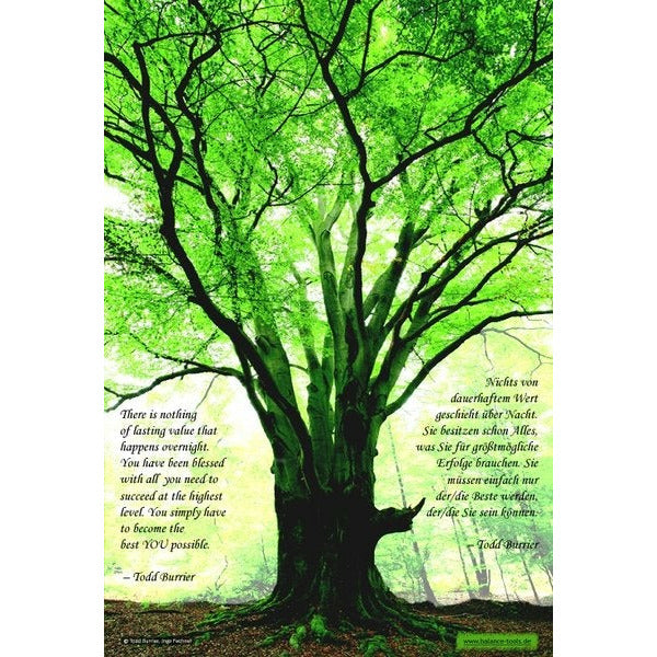Inspirationposter "Baum"