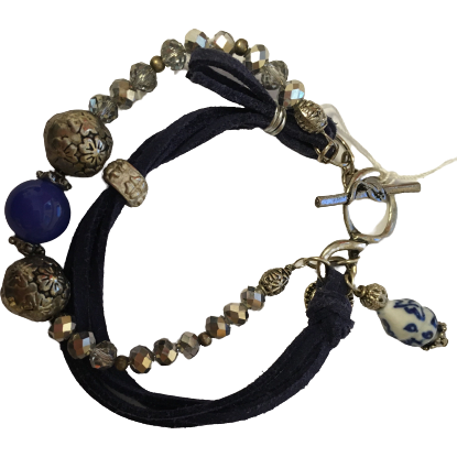 Pulsera de diseñador con piedras Swarowski y hermosos detalles