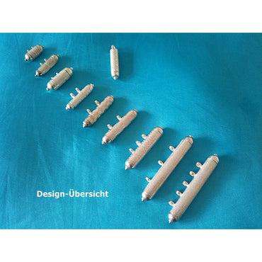 Chatulle pour le yantra, cendre - réel argent dans divers designs