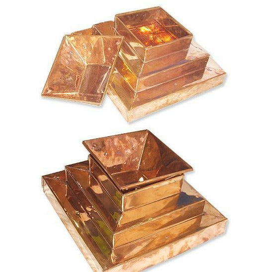 Tazón de fuego hecho de latón - gran diseño tradicional