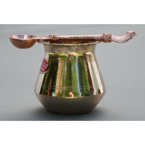 Panchpatra cup made of copper - for puja and rituals