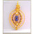 Pendant "I love India" with lapis lazuli and pearls
