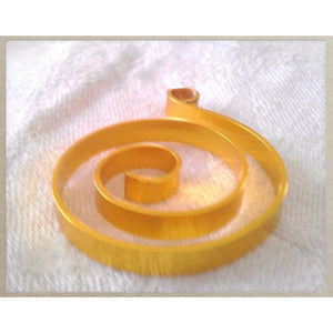Pendant spiral - aluminium wire - 2 colour variations
