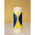 Enchanting angel candle "Inspiration", motif applied by hand