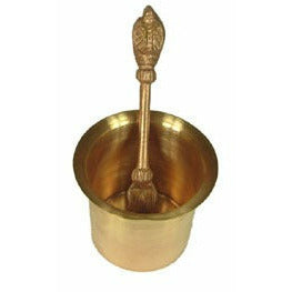 Panchpatra cup made of copper - for puja and rituals