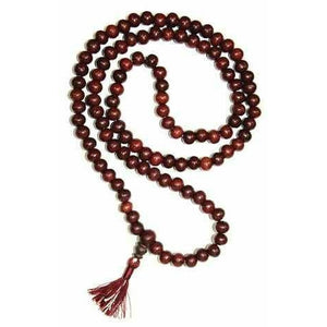 Mala from rosewood beads - ø 1,0 cm
