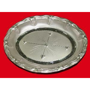 Precious silver plate - 11 cm, beautifully decorated