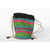 Joli sac Pochi tissé, motifs colorés