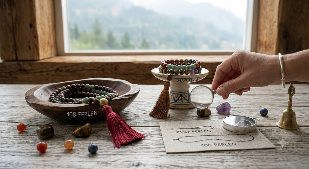Mala-Kette vs. Mala-Armband: Was ist der  Unterschied?