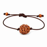 2-Augen Rudraksha (Nepal) für Einheit, bedingungslose Liebe & Harmonie