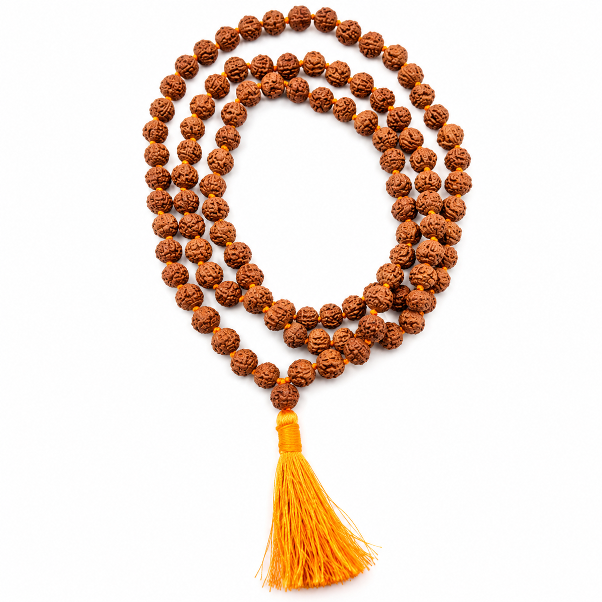 5-ojo Rudraksha-mala-para agentes de equilibrio y potencia