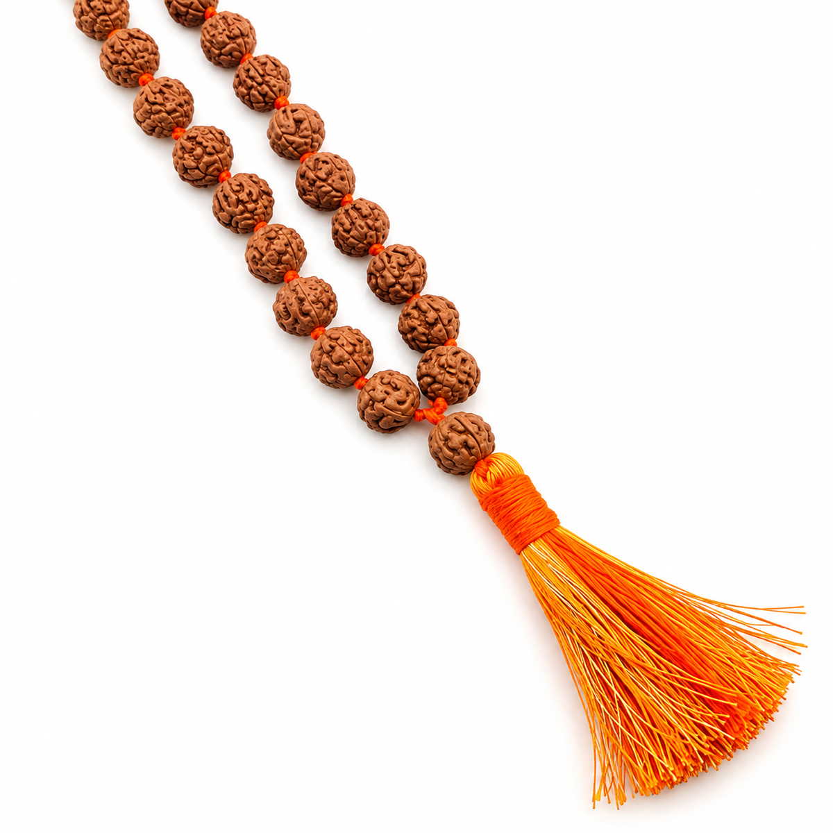 5-ojo Rudraksha-mala-para agentes de equilibrio y potencia