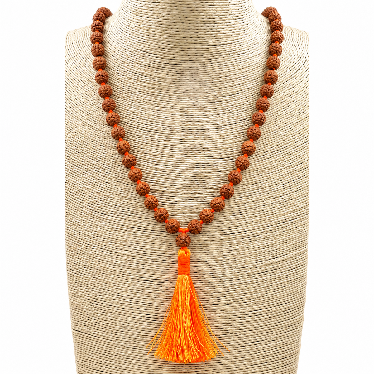 5-ojo Rudraksha-mala-para agentes de equilibrio y potencia