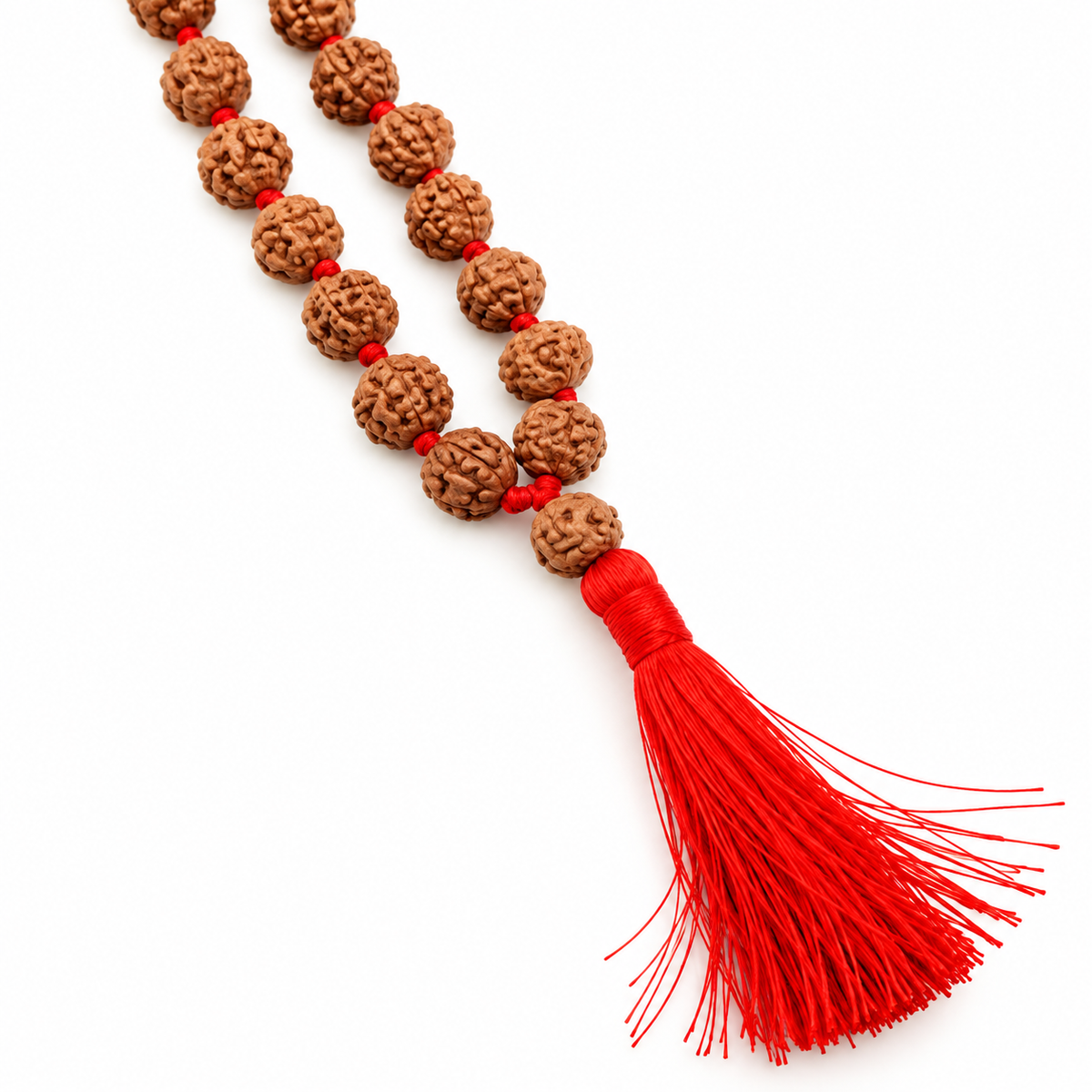 5-ojo Rudraksha-mala-para agentes de equilibrio y potencia
