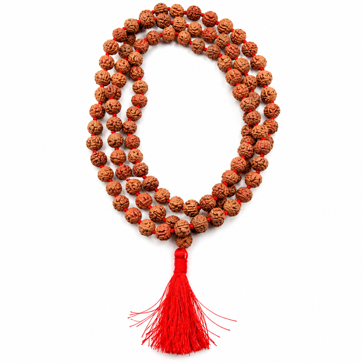 5-ojo Rudraksha-mala-para agentes de equilibrio y potencia