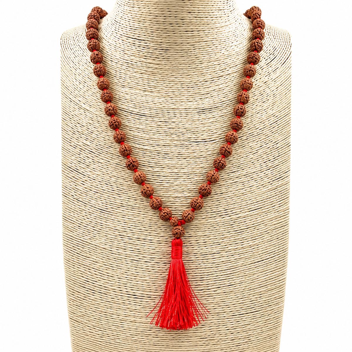 5-ojo Rudraksha-mala-para agentes de equilibrio y potencia