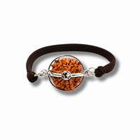 6 -Eye Rudraksha - (Nepal) - Aumenta la confianza, la fuerza de voluntad y protege contra el dolor secular