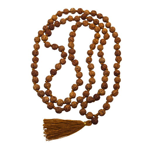Rudraksha-Lakshmi-Mala de 7 o-ojo para más plenitud, riqueza y ligereza