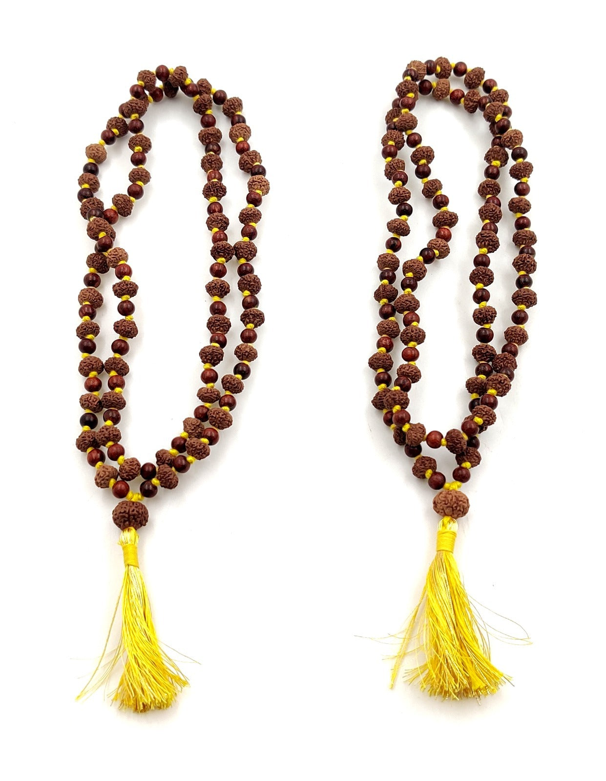 Rudraksha-mala à 9 yeux pour l'activation de la force interne