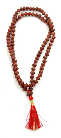 9-eyes rudraksha-mala for activating internal strength