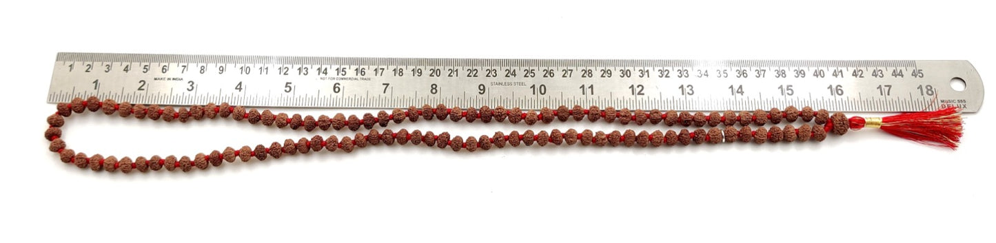9-eyes rudraksha-mala for activating internal strength