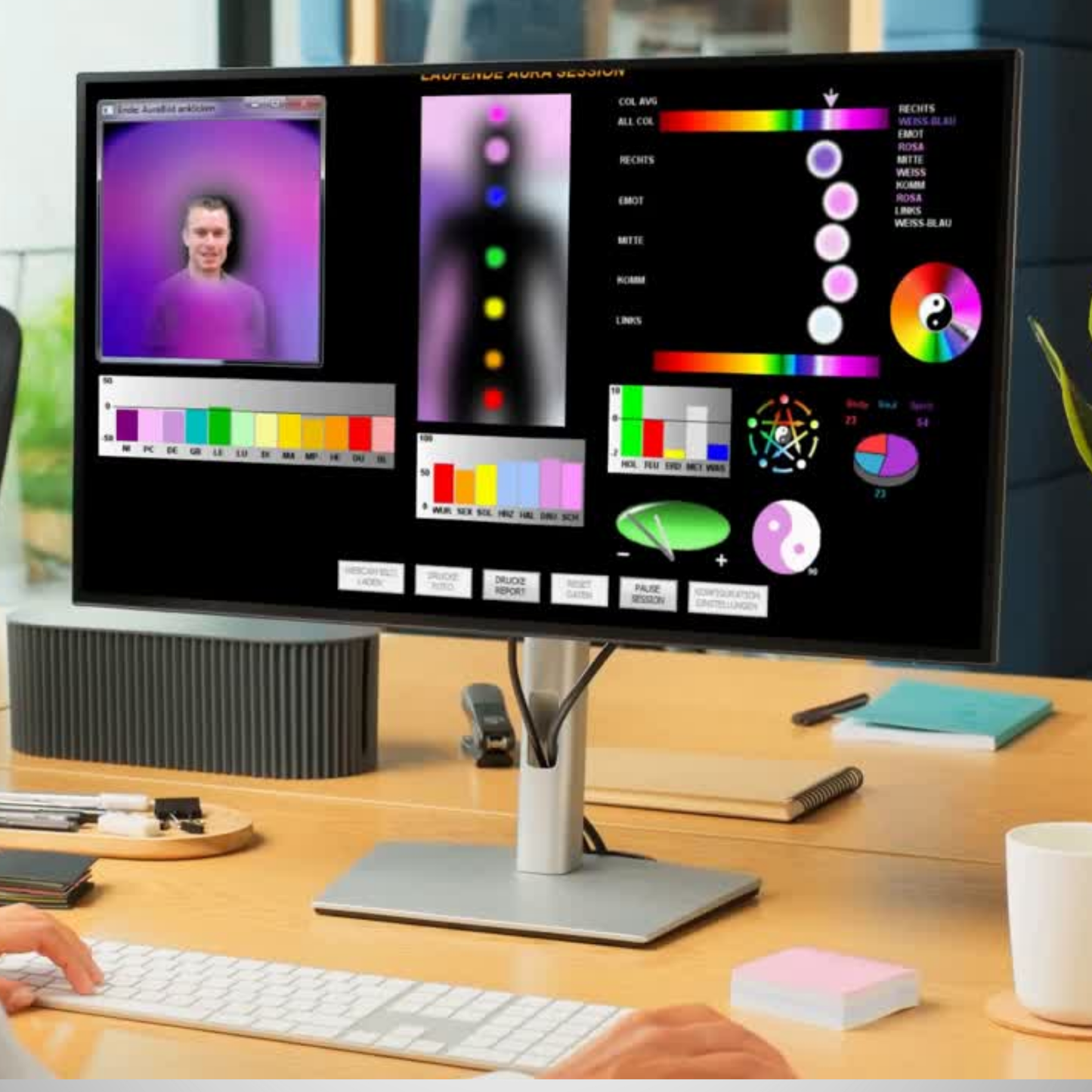 Aurakamera - Balanceaura with auravideo, meridian measurement and much more