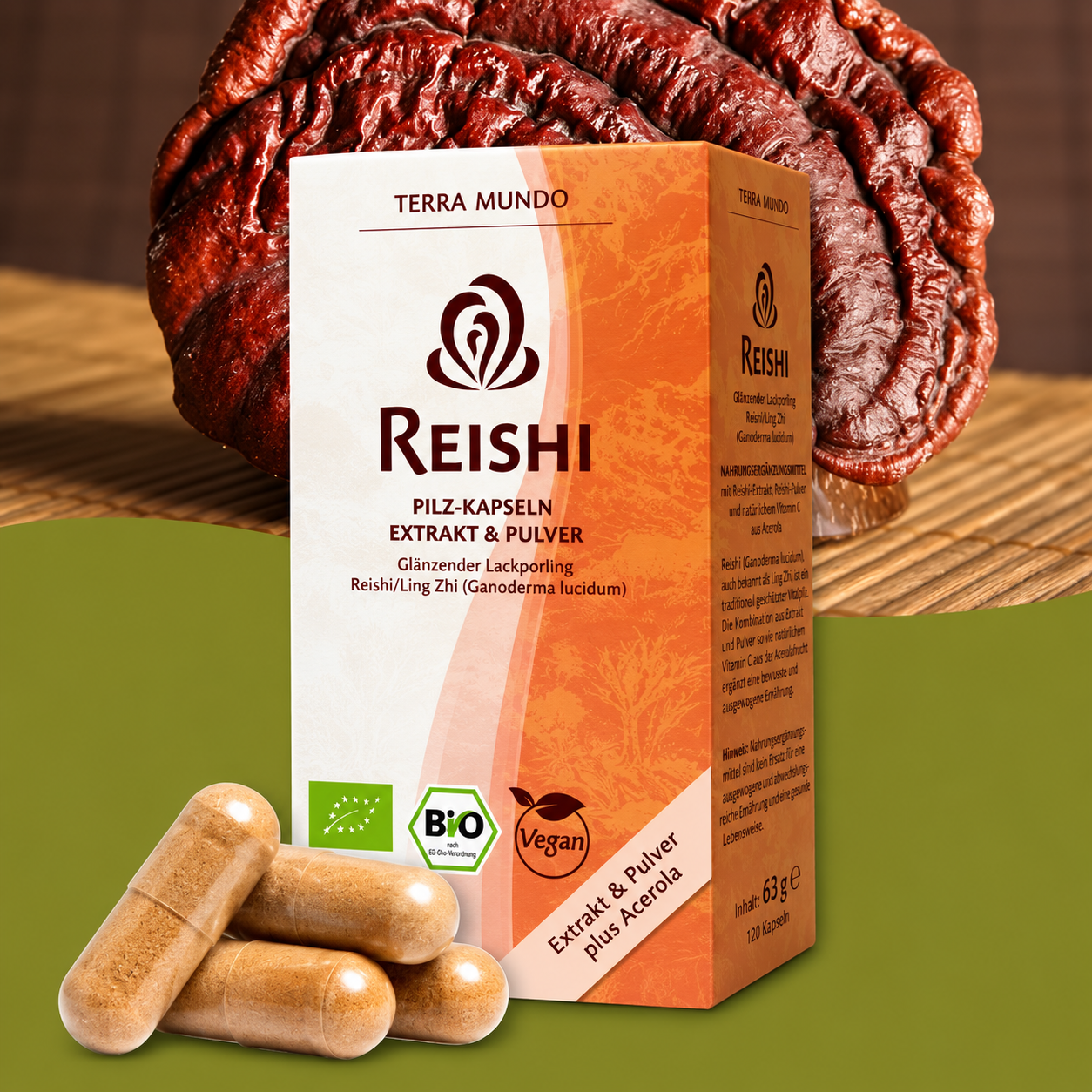 Bio Reishi – Hochwertiger Vitalpilz mit natürlichem Vitamin C