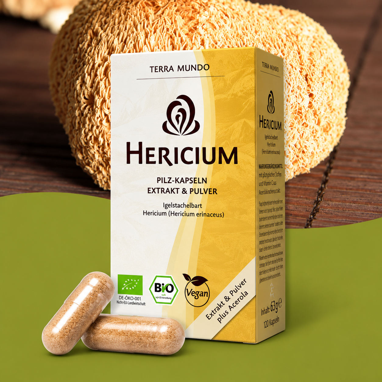 Bio Hericium – Hochwertiger Vitalpilz mit natürlichem Vitamin C