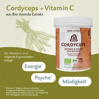 Bio Cordyceps – Hochwertiger Vitalpilz mit natürlichem Vitamin C