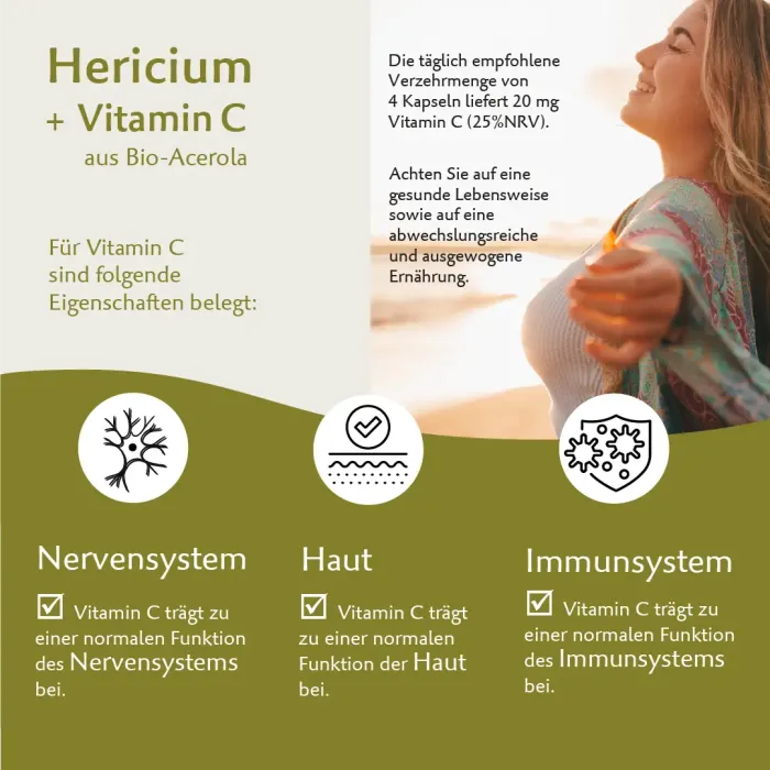 Bio Hericium – Hochwertiger Vitalpilz mit natürlichem Vitamin C