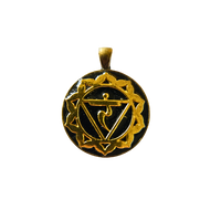 Tour d'orgonite avec symbole OM en argent