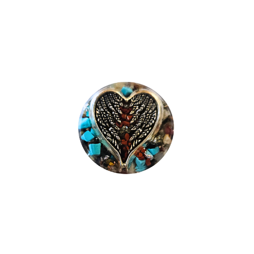 Orgonite talisman Ø 3 cm