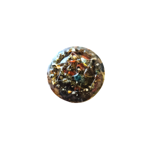 Orgonite talisman Ø 3 cm