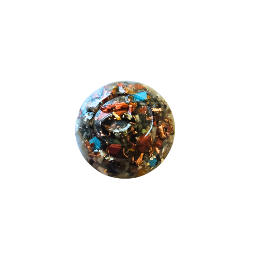 Orgonite talisman Ø 3 cm