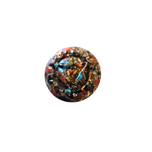 Orgonite talisman Ø 3 cm