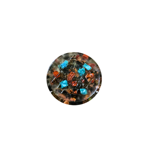 Orgonite talisman Ø 3 cm