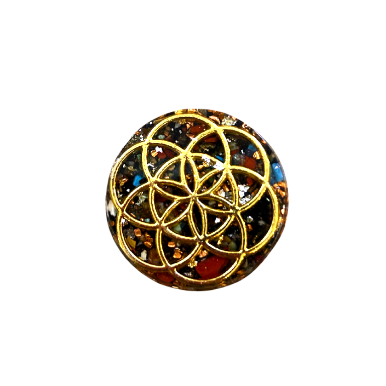 Talisman en orgonite Ø 4 cm