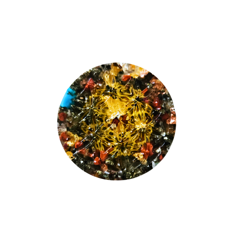 Talisman en orgonite Ø 4 cm