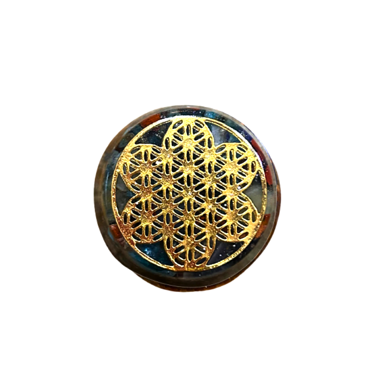 Talisman en orgonite Ø 4 cm