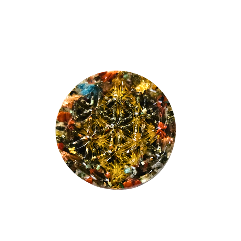 Talisman en orgonite Ø 4 cm
