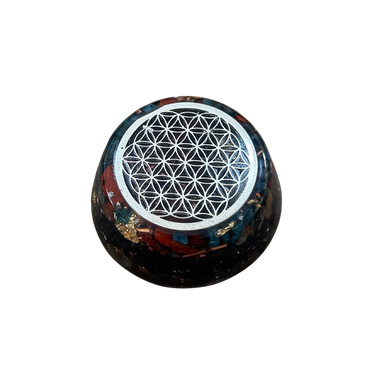 Orgonit Blume des Lebens - silber