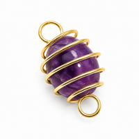 Remorque de support en pierre, argent et or