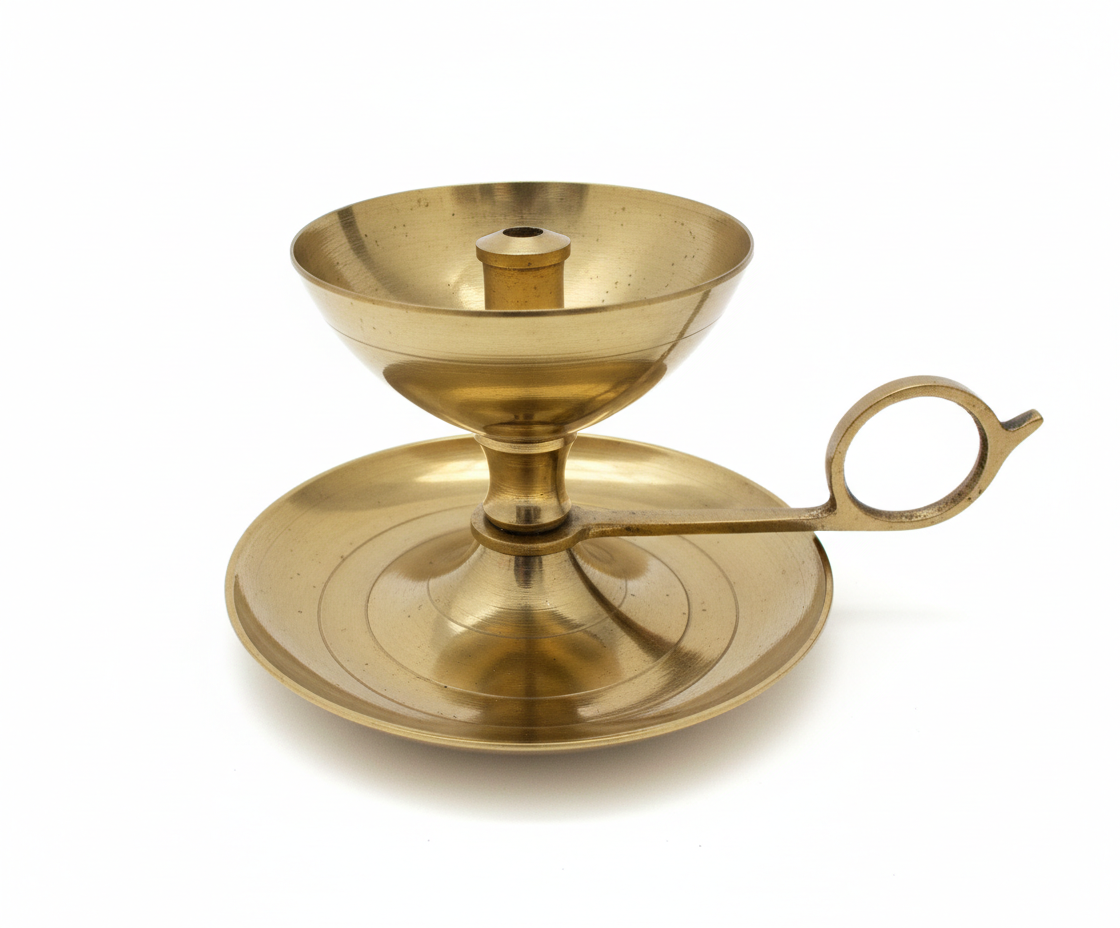 Traditionelle Öllampe aus Messing