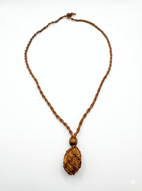 2-Augen Rudraksha (Nepal) für Einheit, bedingungslose Liebe & Harmonie groß