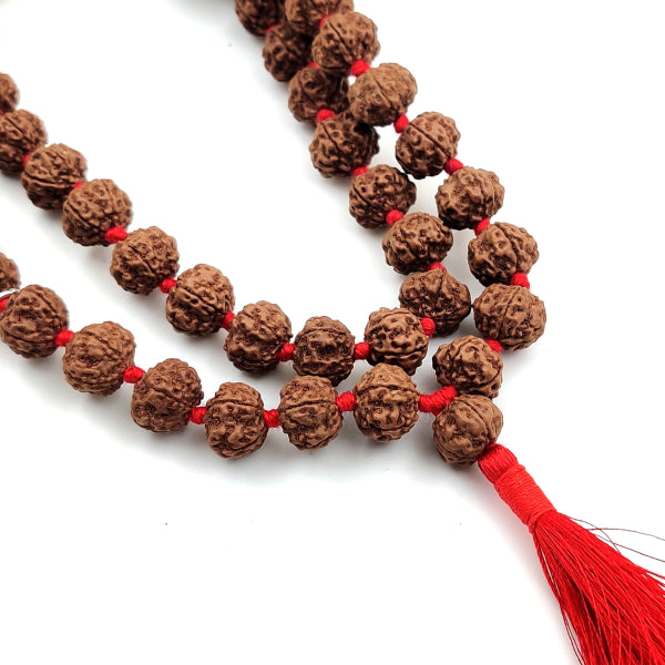 5-ojo Rudraksha-mala 15 mm Ø 54+1